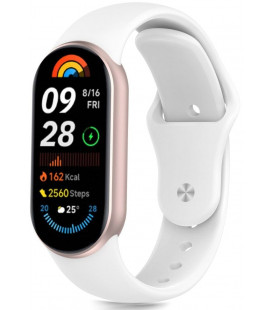 Balta apyrankė Xiaomi Smart Band 8 / 9 / 10 / NFC laikrodžiui "Tech-Protect Iconband Pure"