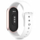 Balta apyrankė Xiaomi Smart Band 8 / 9 / 10 / NFC laikrodžiui "Tech-Protect Iconband Pure"