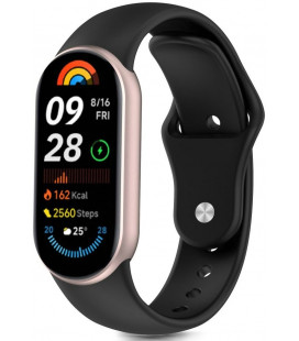 Juoda apyrankė Xiaomi Smart Band 8 / 9 / 10 / NFC laikrodžiui "Tech-Protect Iconband Pure"