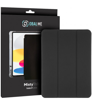 Juodas atverčiamas dėklas Apple iPad 10.2 2019 / 2020 / 2021 planšetei "OBAL:ME MistyTab Case"