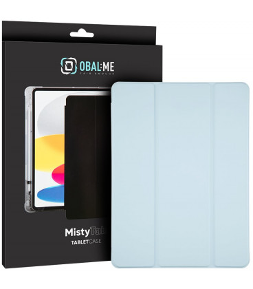 Šviesiai mėlynas atverčiamas dėklas Apple iPad 10.2 2019 / 2020 / 2021 planšetei "OBAL:ME MistyTab Case"