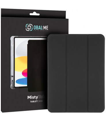 Juodas atverčiamas dėklas Apple iPad 10.9 2022 / 11 2025 planšetei "OBAL:ME MistyTab Case"