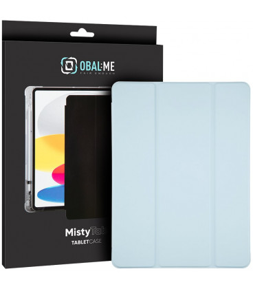Šviesiai mėlynas atverčiamas dėklas Samsung Galaxy Tab A9 Plus planšetei "OBAL:ME MistyTab Case"