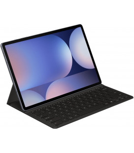 Juodas atverčiamas dėklas su klaviatūra Samsung Galaxy Tab S9 Plus / S10 Plus planšetei "Samsung Book Keyboard Slim Case"