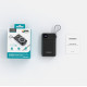 Juoda Išorinė baterija Power Bank 15W 20000mAh "Choetech B696 Magsafe"