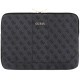 Pilkas dėklas 13" nešiojamiems kompiuteriams "Guess PU Leather 4G Sleeve"