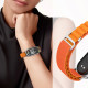Oranžinė apyrankė Xiaomi Smart Band 8 / 9 / 10 / 11 / NFC laikrodžiui "Tech-Protect Nylon Pro"