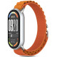Oranžinė apyrankė Xiaomi Smart Band 8 / 9 / 10 / 11 / NFC laikrodžiui "Tech-Protect Nylon Pro"