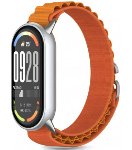Oranžinė apyrankė Xiaomi Smart Band 8 / 9 / 10 / 11 / NFC laikrodžiui "Tech-Protect Nylon Pro"