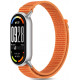 Oranžinė apyrankė Xiaomi Smart Band 8 / 9 / 10 / NFC laikrodžiui "Tech-Protect Nylon Stripe"