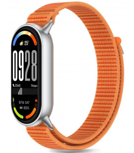 Oranžinė apyrankė Xiaomi Smart Band 8 / 9 / 10 / NFC laikrodžiui "Tech-Protect Nylon Stripe"