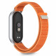 Oranžinė apyrankė Xiaomi Smart Band 8 / 9 / 10 / NFC laikrodžiui "Tech-Protect Nylon Stripe"