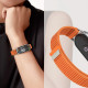 Oranžinė apyrankė Xiaomi Smart Band 8 / 9 / 10 / NFC laikrodžiui "Tech-Protect Nylon Stripe"