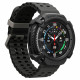 Juodas dėklas Apple Watch 8 Classic (46 mm) laikrodžiui "Spigen Rugged Armor"