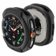 Matinis juodas dėklas Samsung Galaxy Watch 8 Classic (46 mm) laikrodžiui "Spigen Liquid Air"