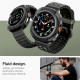 Matinis juodas dėklas Samsung Galaxy Watch 8 Classic (46 mm) laikrodžiui "Spigen Liquid Air"