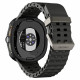 Matinis juodas dėklas Samsung Galaxy Watch 8 (44 mm) laikrodžiui "Spigen Liquid Air"