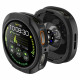 Matinis juodas dėklas Samsung Galaxy Watch 8 (44 mm) laikrodžiui "Spigen Liquid Air"