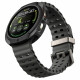 Matinis juodas dėklas Samsung Galaxy Watch 8 (44 mm) laikrodžiui "Spigen Liquid Air"