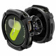 Juodas dėklas Apple Watch 8 (44 mm) laikrodžiui "Spigen Rugged Armor"