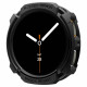 Juodas dėklas Apple Watch 8 / 9 (44 mm) laikrodžiui "Spigen Rugged Armor"