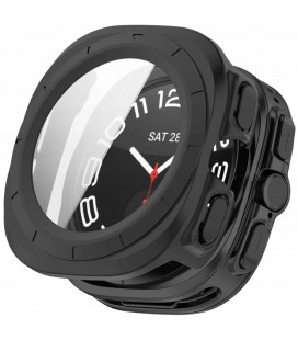 Juodas dėklas Samsung Galaxy Watch Ultra 2024 / 2025 (47mm) laikrodžiui "Tech-Protect Defense"