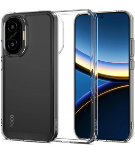 Skaidrus dėklas Xiaomi Poco F7 5G telefonui "Tech-Protect Flexair Hybrid"