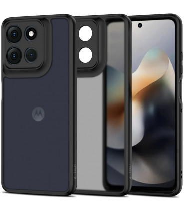Matinis juodas dėklas Motorola Moto G56 5G telefonui "Tech-Protect Magmat"