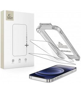 Apsauginis grūdintas stiklas Apple iPhone 12 / 12 Pro telefonui "Tech-Protect Quick Set+ 2-Pack"