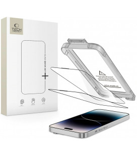Apsauginis grūdintas stiklas Apple iPhone 14 Pro telefonui "Tech-Protect Quick Set+ 2-Pack"
