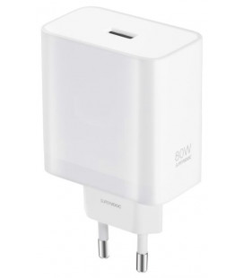 Originalus baltas 80W 1xUSB-A pakrovėjas "OnePlus SUPERVOOC"