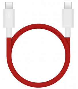 Raudonas Oneplus USB-C - USB-C 120cm 100W 10A laidas "OnePlus SUPERVOOC Cable"