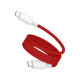 Raudonas Oneplus USB-C - USB-C 120cm 100W 10A laidas "OnePlus SUPERVOOC Cable"
