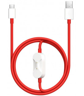 Raudonas Oneplus USB-A - USB-C 120cm 80W 8A laidas "OnePlus SUPERVOOC 2in1 Cable"