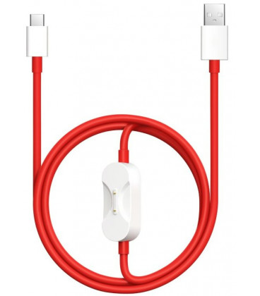 Raudonas Oneplus USB-A - USB-C 120cm 80W 8A laidas "OnePlus SUPERVOOC 2in1 Cable"