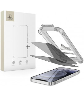 (Privacy) Apsauginis grūdintas stiklas Apple iPhone 12 / 12 Pro telefonui "Tech-Protect Quick Set+ 2-Pack"