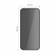 (Privacy) Apsauginis grūdintas stiklas Apple iPhone 16 Pro telefonui "Tech-Protect Quick Set+ 2-Pack"