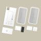 (Privacy) Apsauginis grūdintas stiklas Apple iPhone 16 Pro telefonui "Tech-Protect Quick Set+ 2-Pack"