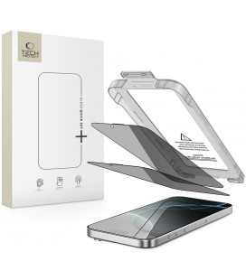 (Privacy) Apsauginis grūdintas stiklas Apple iPhone 16 Pro Max telefonui "Tech-Protect Quick Set+ 2-Pack"
