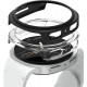 Matinis juodas ir skaidrus dėklai Samsung Galaxy Watch 8 (40 mm) laikrodžiui "Ringke Slim 2-Pack"