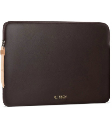Tamsiai rudas nešiojamo kompiuterio krepšys 15-16" "Tech-Protect Fleece"