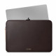 Tamsiai rudas nešiojamo kompiuterio krepšys 15-16" "Tech-Protect Fleece"