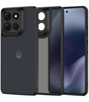 Matinis juodas dėklas Motorola Moto G86 5G telefonui "Tech-Protect Magmat"
