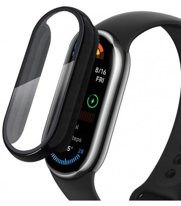 Juodas dėklas Xiaomi Smart Band 10 / 10 NFC laikrodžiui "Tech-Protect Defense360"