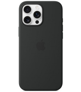 Originalus juodas "Silicone Magsafe Cover" dėklas Apple iPhone 16 Pro Max telefonui "MYYT3ZM/A"
