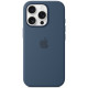 Originalus mėlynas "Silicone Magsafe Cover" dėklas Apple iPhone 16 Pro telefonui "MYYK3ZM/A"