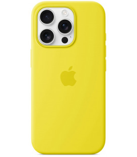 Originalus geltonas "Silicone Magsafe Cover" dėklas Apple iPhone 16 Pro telefonui "MYYQ3ZM/A"