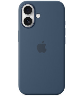 Originalus mėlynas "Silicone Magsafe Cover" dėklas Apple iPhone 16 telefonui "MYY23ZM/A"