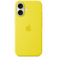 Originalus geltonas "Silicone Magsafe Cover" dėklas Apple iPhone 16 telefonui "MYY73ZM/A"