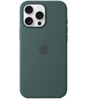 Originalus žalias "Silicone Magsafe Cover" dėklas Apple iPhone 16 Pro Max telefonui "MA7V4ZM/A"